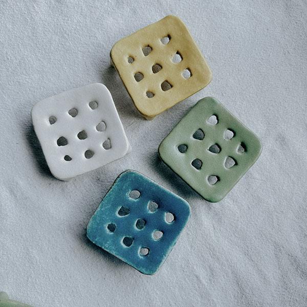 旅人之森方形皂盤 