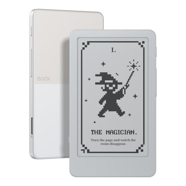 新品預購【BOOX Picco】4吋卡片型電子書閱讀器 (輕羽白)，含磁吸保護殼 (預定11/10出貨) BOOX, Picco