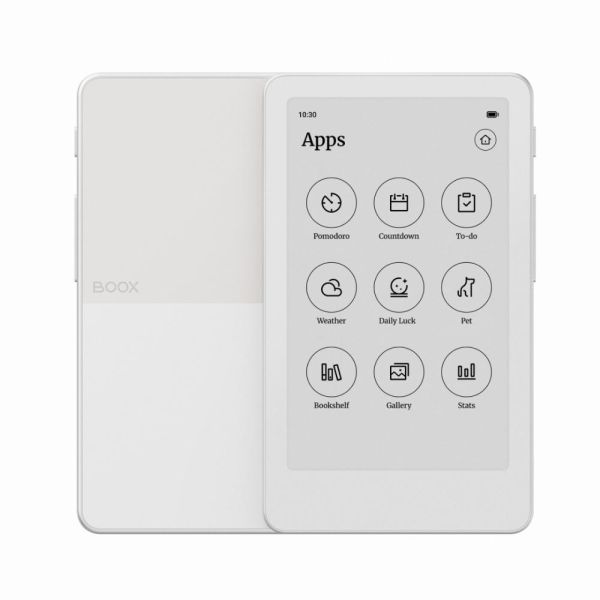 新品預購【BOOX Picco】4吋卡片型電子書閱讀器 (輕羽白)，含磁吸保護殼 (預定11/10出貨) BOOX, Picco