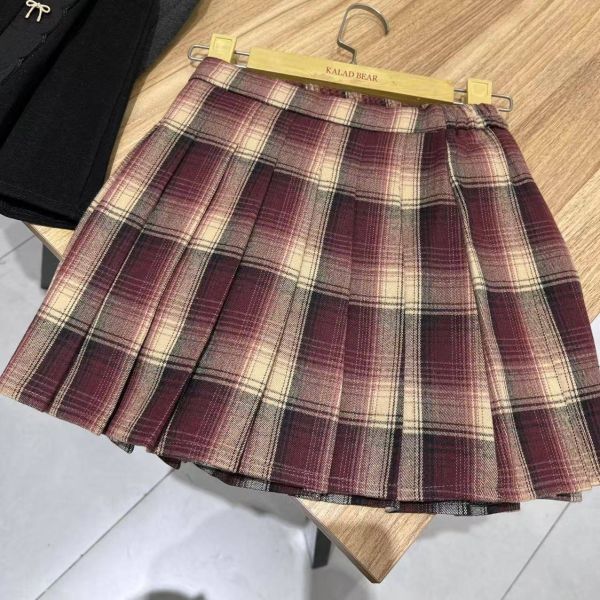 <<135-160>>百格學院風百褶裙 