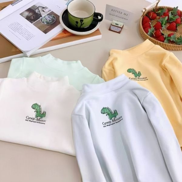 <<90-130>>純色百搭發熱內搭衣(黃色) 