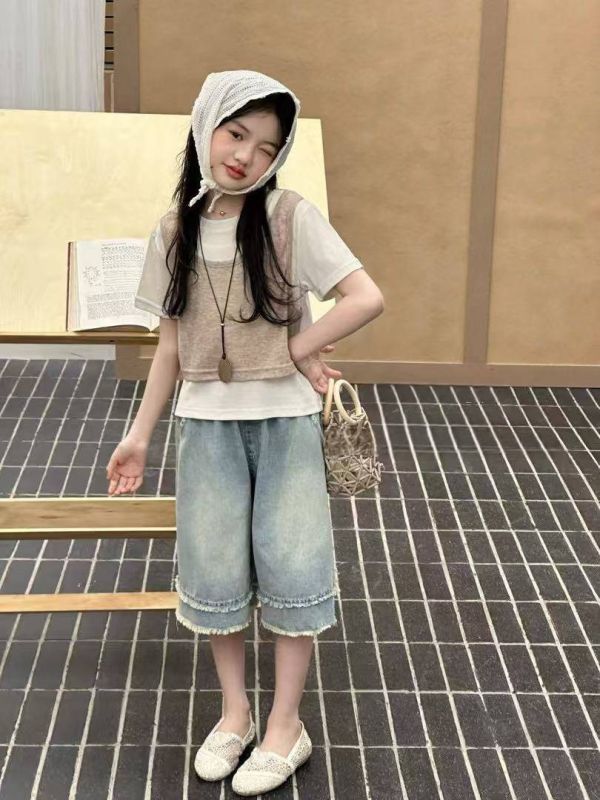 森林系少女背心套裝(2色) 