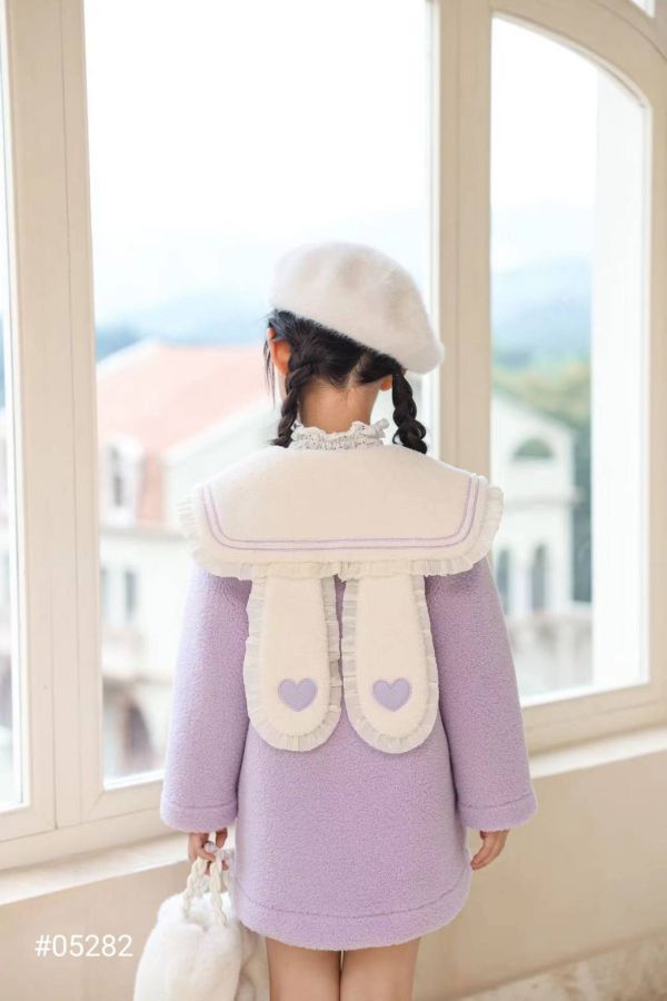 <<110-150>>夢幻紫羅蘭公主風外套 