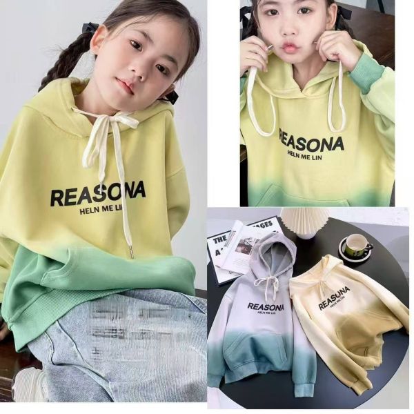 <<130-170>>清新森女孩寬鬆連帽上衣 