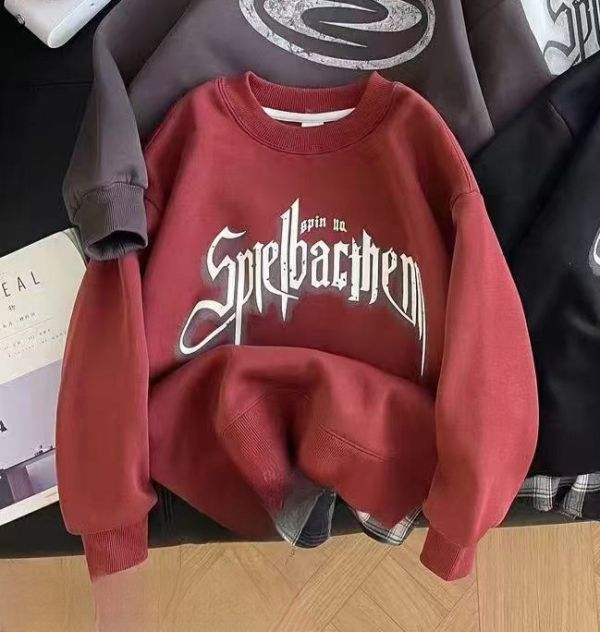 紅潮酷系拼接加絨上衣(2色) 