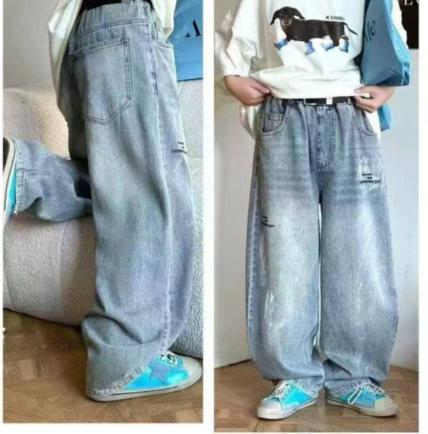 <<130-150>>復古美式丹寧褲 