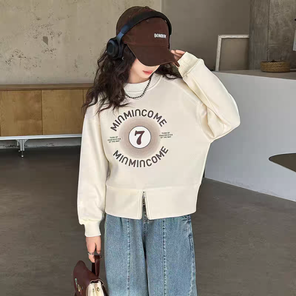 <<130-170>>潮流文青風大學T上衣 