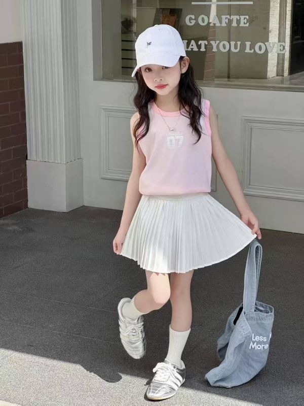 <<110-150>>清新夏日小百褶裙 