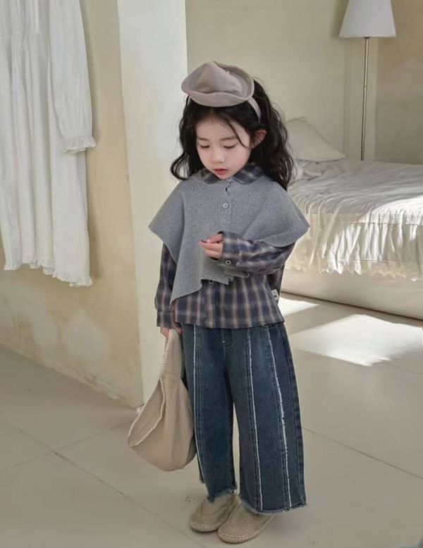 <<90-130>>俏皮優雅休閒三件式套裝 