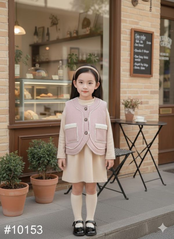 <<100-140>>復古麂皮質感羊羔絨保暖背心 羊羔絨拼接背心,雙口袋羊羔絨外搭,秋冬時尚小背心