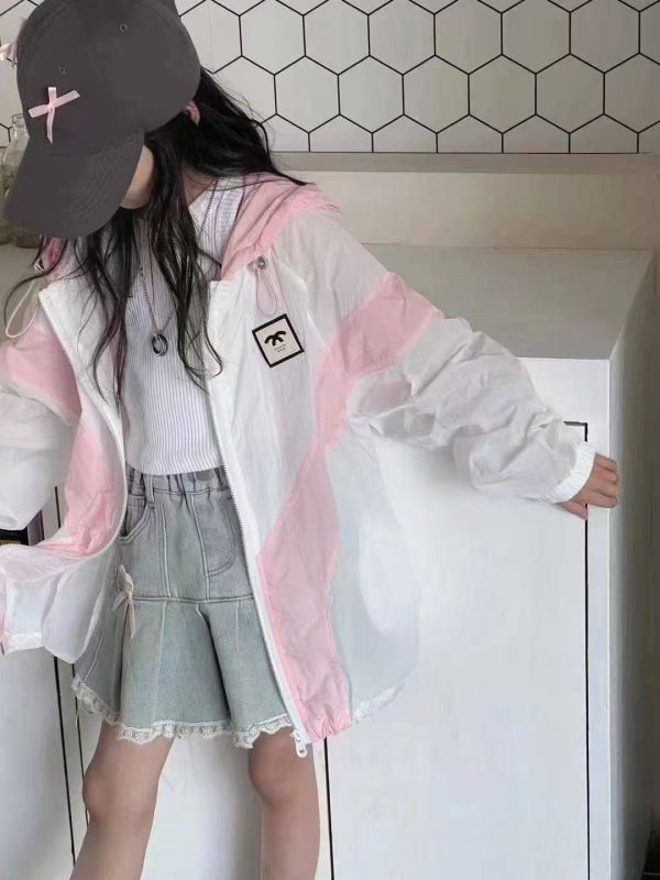<<120-160>>粉彩糖果防曬外套 