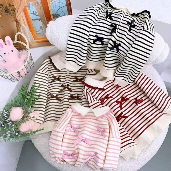 <<90-130>>粉嫩學院風蝴蝶結加絨上衣 