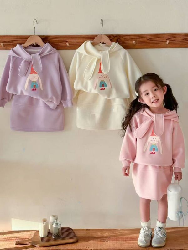 <<90-130>>童話小精靈兔子兩件式套裝 