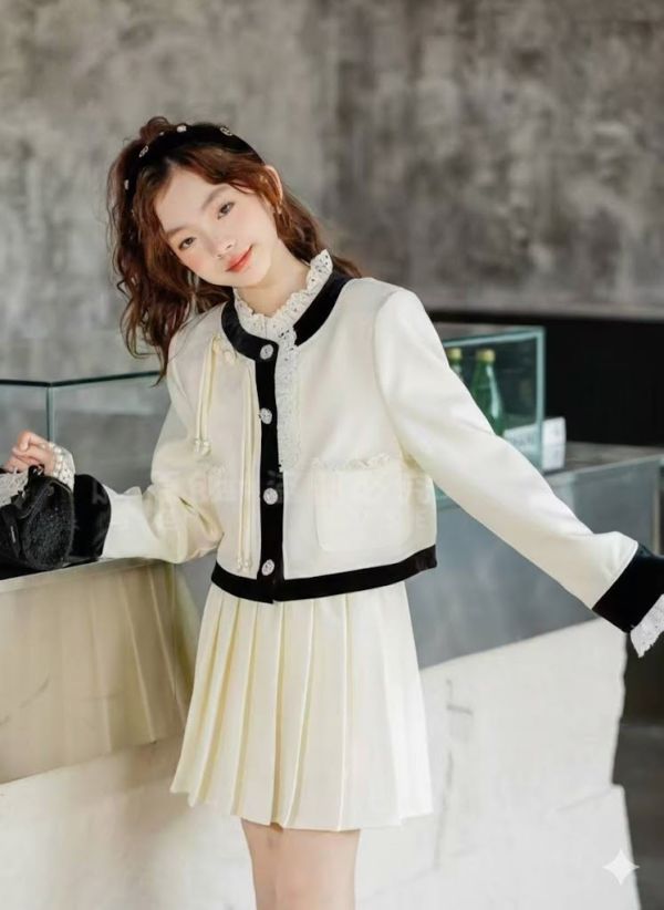 <<140-170>>甜酷名媛小香兩件式套裝 