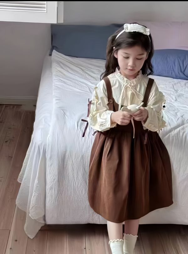 <<110-150>>森系甜美公主裙套裝 