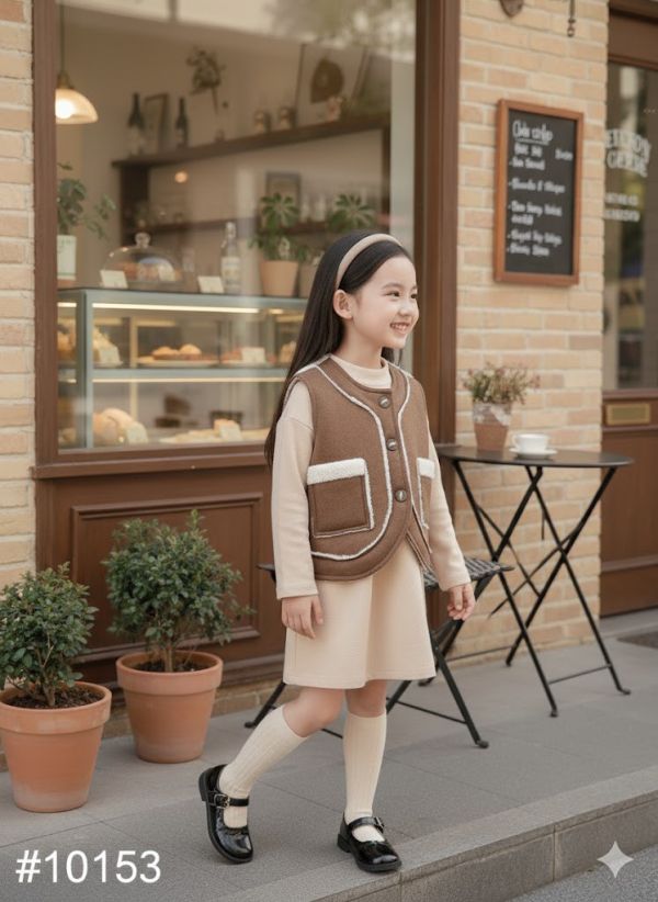 <<100-140>>復古麂皮質感羊羔絨保暖背心 羊羔絨拼接背心,雙口袋羊羔絨外搭,秋冬時尚小背心