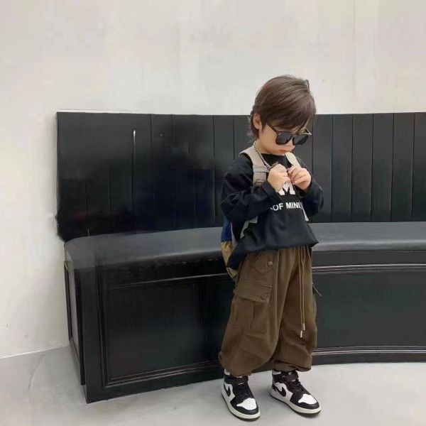 <<100-120>>小城探險家工裝褲 