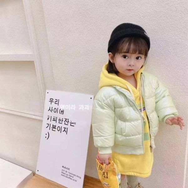 <<80-120>>小潮童連帽長版加絨上衣 