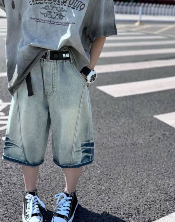 <<130-150>>街頭態度寬鬆潮褲 