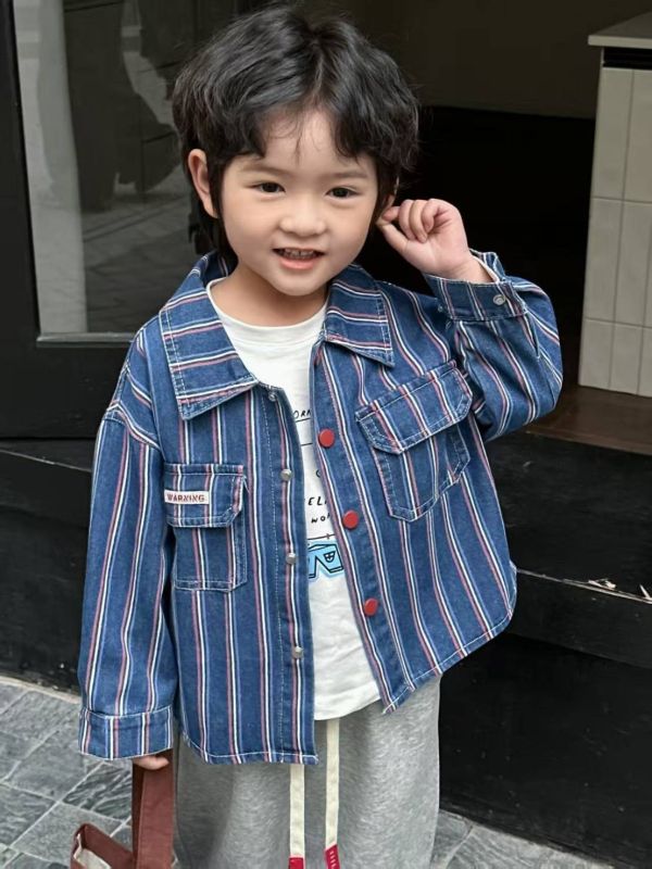 <<90-130>>美式復刻牛仔套裝 