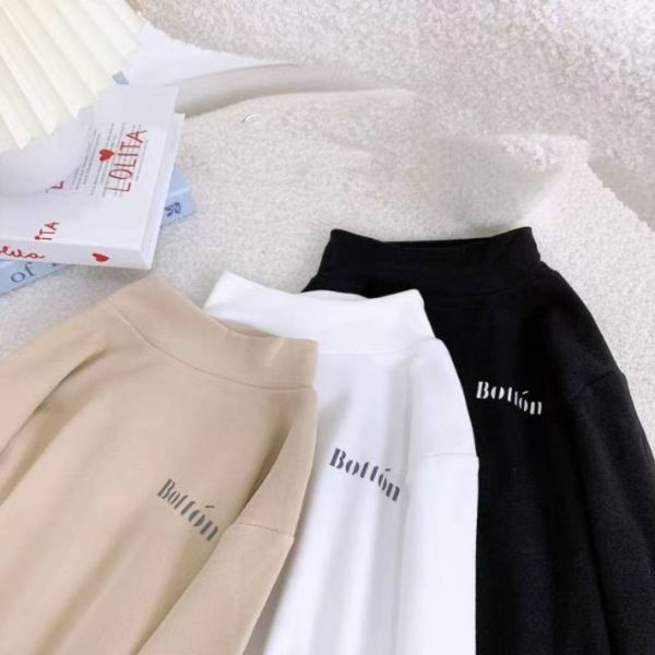 <<110-150>>純色百搭發熱內搭衣(2色) 