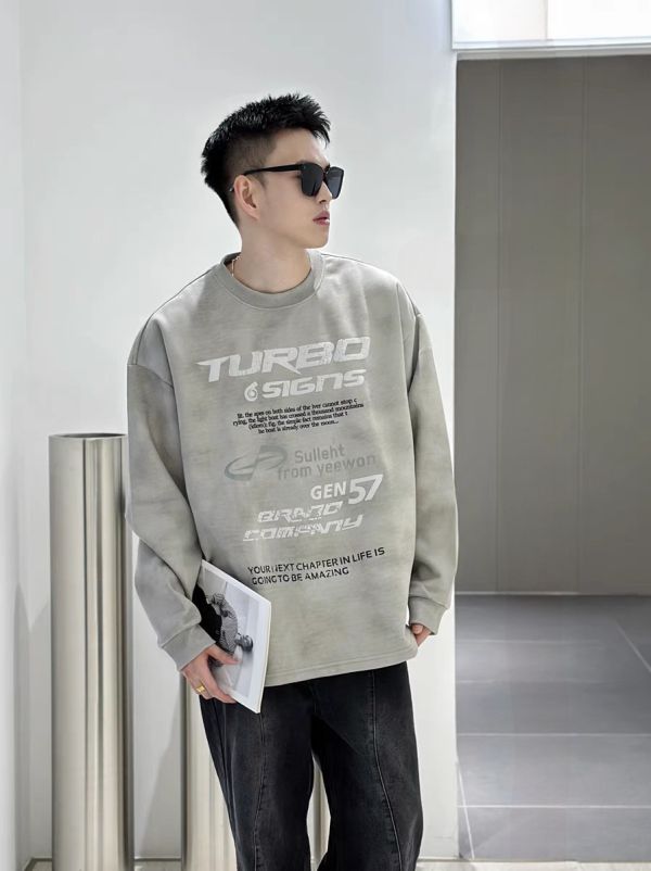 <<140-180>>潮酷系街頭加絨上衣 