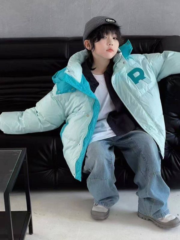 <<120-160>>小文青學院風羽絨外套(2色) 