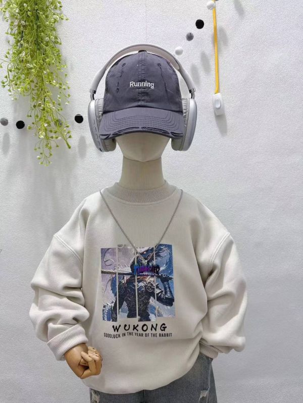 <<110-150>>暗黑悟空霸氣戰士加絨上衣(2色) 