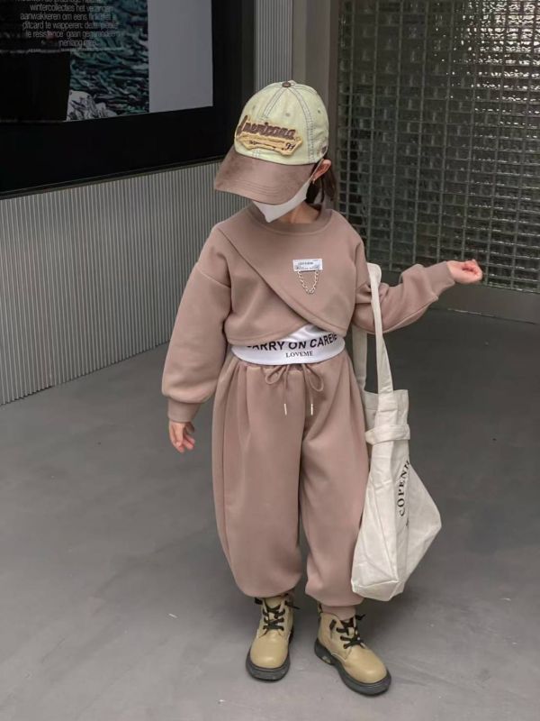 <<100-140>>奶茶小酷潮個性套裝 