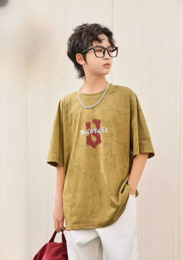 <<150-180>>隨性紋理街頭上衣 