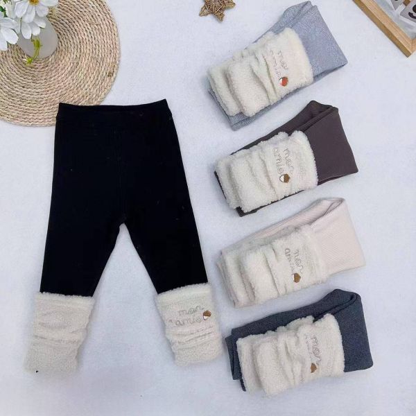 <<90-130>>小核桃堆堆襪加絨內搭褲(2色) 