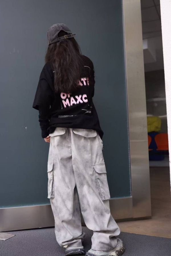 <<120-175>>暈染風工裝休閒褲(2色) 