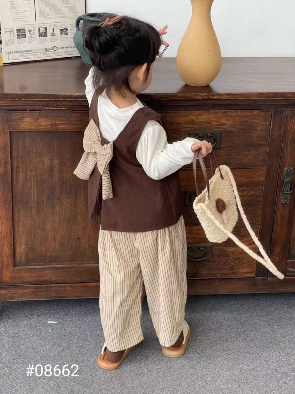 <<90-130>>日雜風大蝴蝶結套裝 