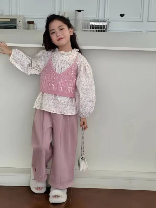 <<100-140>>花漾優雅閃耀上衣 