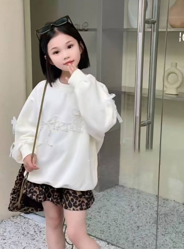 <<110-150>>法式小香風立體串珠上衣 