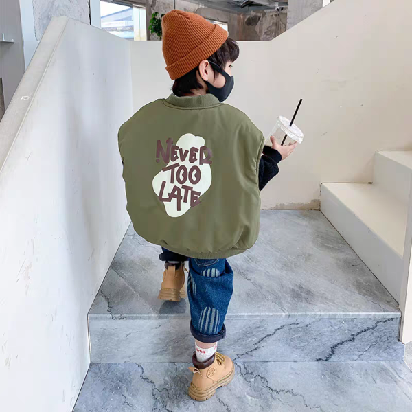 <<90-130>>個性文青風羊羔絨背心 