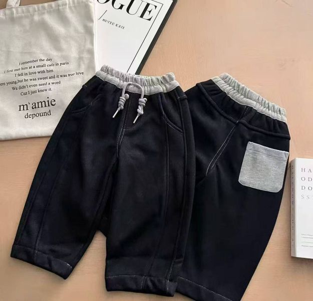 <<90-110>>文青風加絨仿牛仔褲 