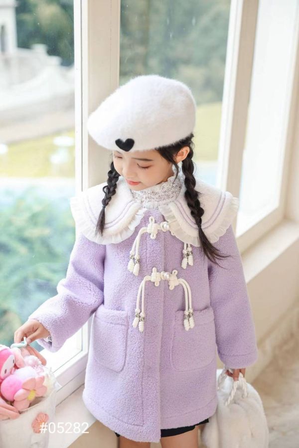 <<110-150>>夢幻紫羅蘭公主風外套 