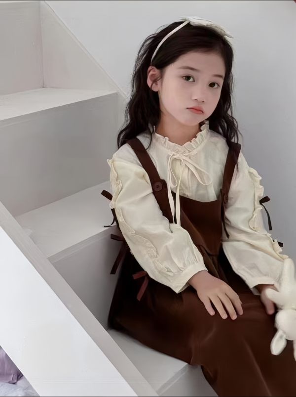 <<110-150>>森系甜美公主裙套裝 