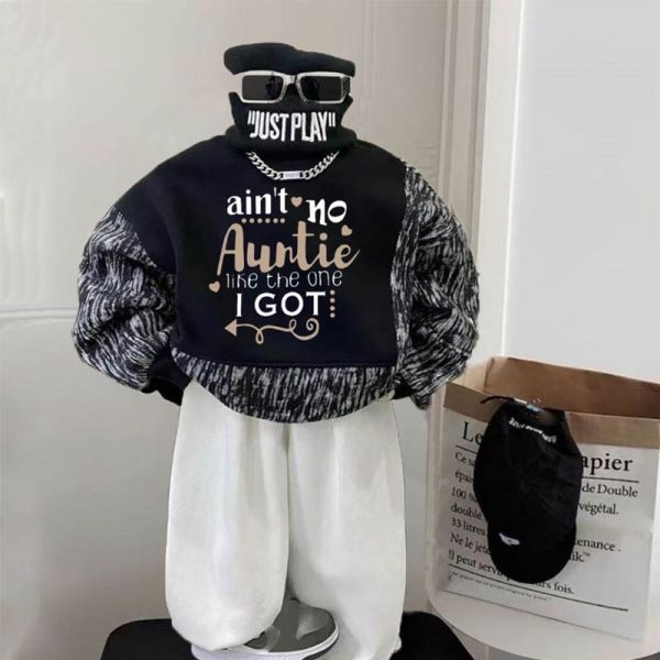 <<90-130>>美式酷感標語上衣 