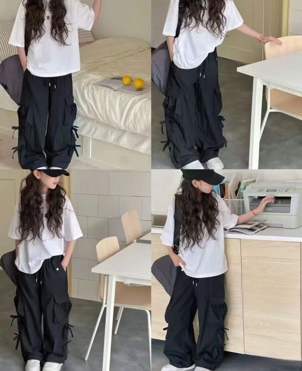 <<140-160>>夢幻色系工裝褲(3色) 