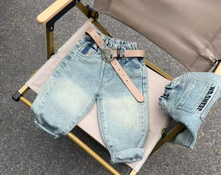 <<90-130>>潮流漸層刷色牛仔褲 