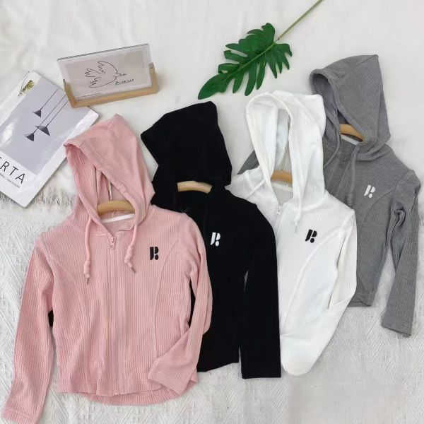 <<100-140>>甜美糖霜連帽兩穿上衣/外套 