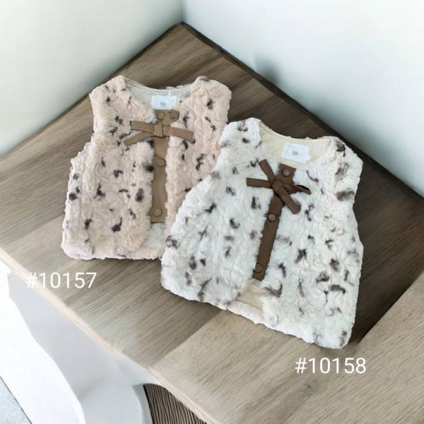 <<100-130>>雪花雲絨時尚背心 