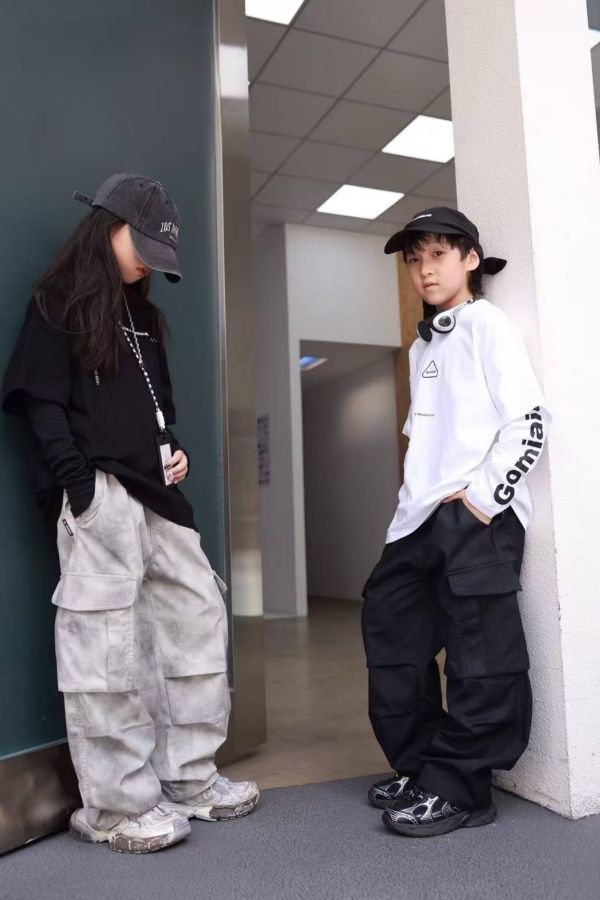 <<120-175>>暈染風工裝休閒褲(2色) 