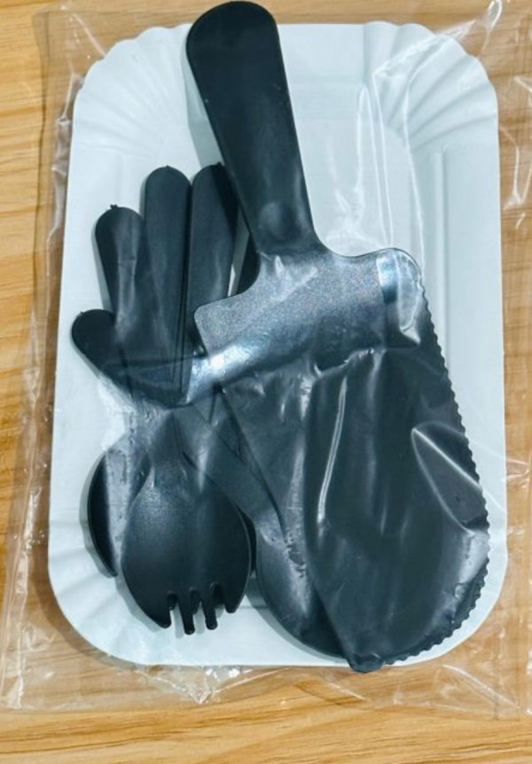 蛋糕餐具刀盤組（5入） 