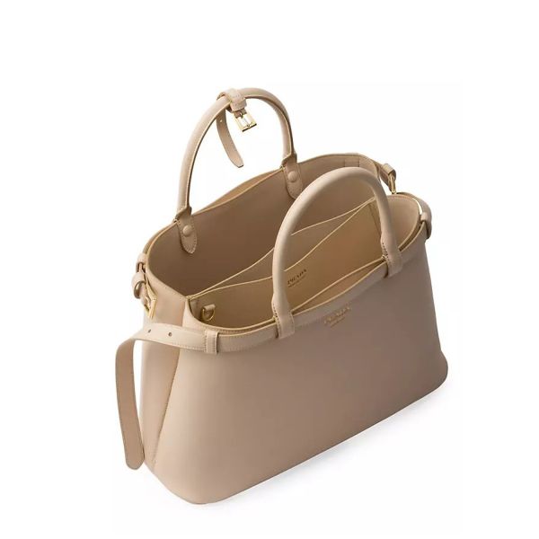 Prada Buckle 皮革包雙皮帯- 中尺寸 精品包代購