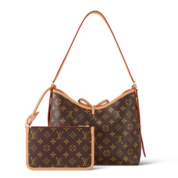 LV Small CarryAll PM Bag 小款蝴蝶結肩背包 精品包代購