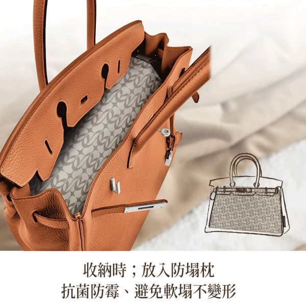 HERMES Birkin 25 內縫-收納專用防塌枕 包包變形,包撐,內膽包,包枕,防止發霉,愛馬仕防塌枕,Hermes,Chanel,精品包防塌枕,包包支撐, 包侍時尚, birkin, kelly, BIRKIN, KELLY,名牌包