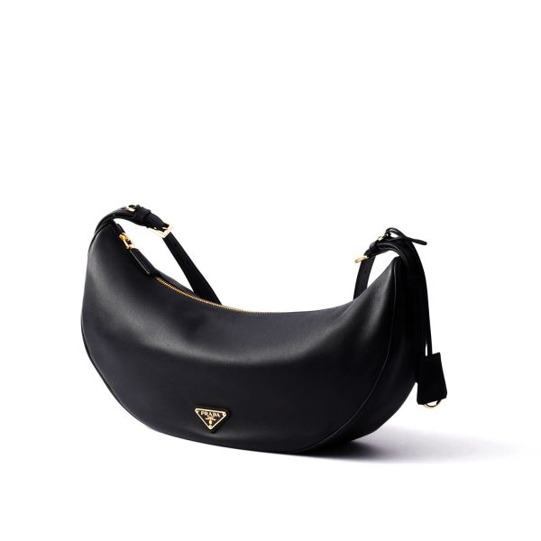 Prada Demi-lune 皮革肩背包 - 大尺寸 精品包代購